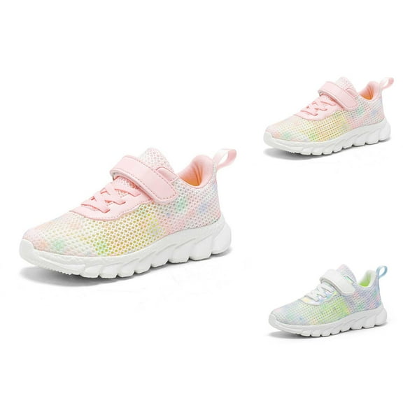 Girls Footwear Little Girls Sneakers Girls Sneakers For Everyday Casual Wear Comfortable Fixed Lasting Design For Ages 5 14 Pair With Pants And Tops Easy Clean All Season Footwear