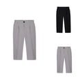 thumbnail image 1 of Girls Formal Dress Pants – Slim Fit Stretch School Uniform Trousers with Flat Front, Elastic Waist, Pockets for Performance & Casual Wear, 1 of 4