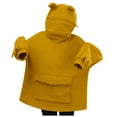 thumbnail image 1 of Girls Frog Hoodies Zipper Mouth Hooded Pullover Sweatshirt with Large Pocket, 1 of 5