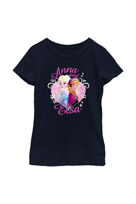 Girls Frozen Sisters Love T Shirt