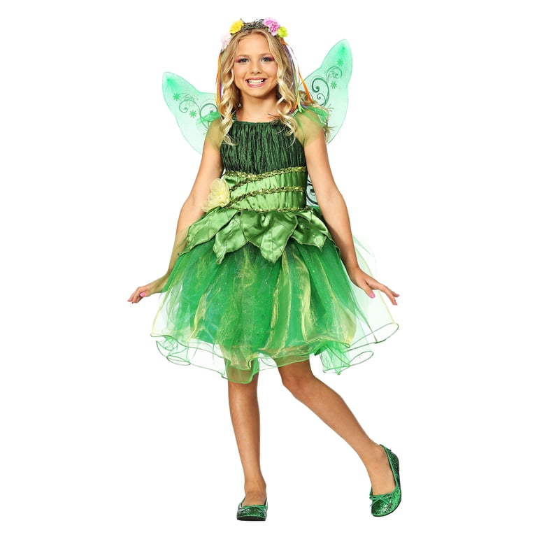 Girls Garden Fairy Costume - Walmart.com