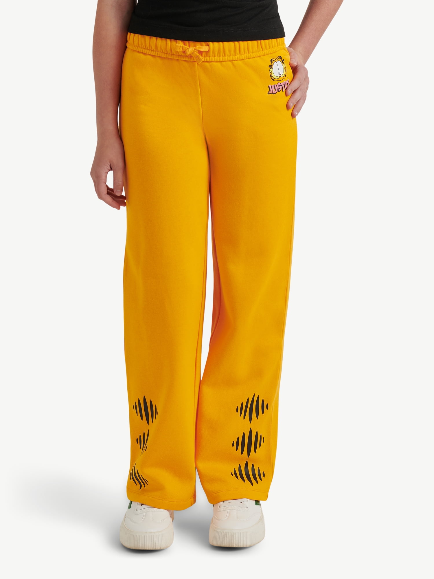 Justice x Garfield Girls Fleece Wide Leg Pant, Sizes XS - XLP