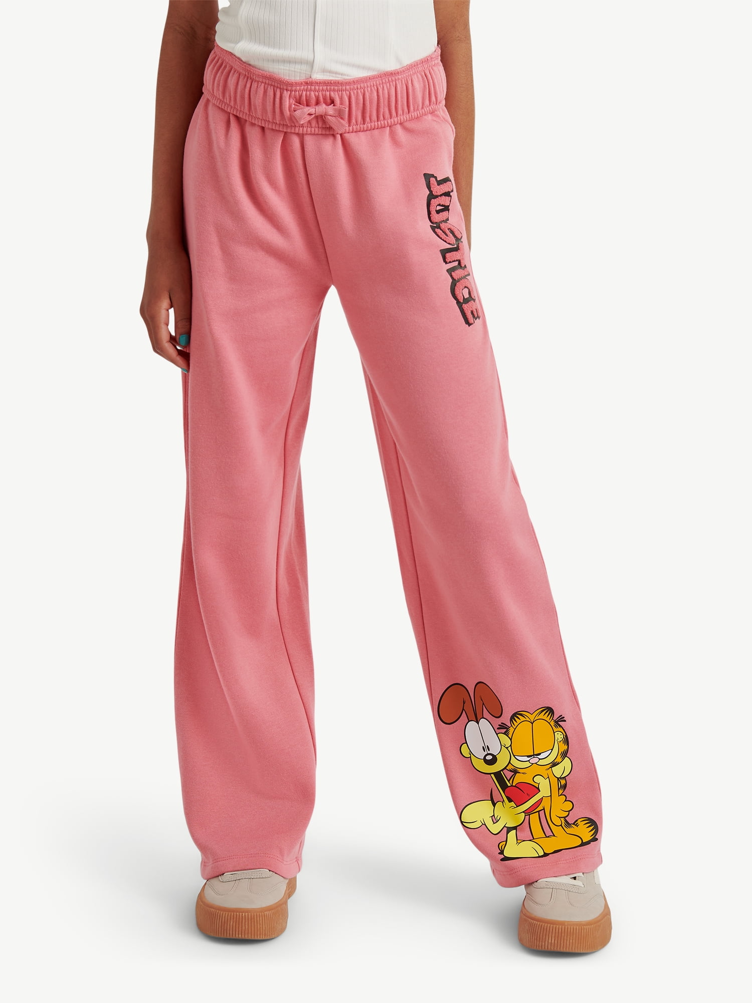 Justice x Garfield Girls Fleece Wide Leg Pant, Sizes XS - XLP