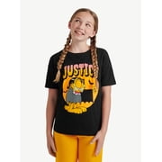 Justice x Garfield Girls Oversized Tee, Sizes XS - XLP