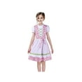 thumbnail image 1 of Girls Germany Dirndl Dress Costumes For Bavarian Oktoberfest Vintage Pink 7 Years, 1 of 6