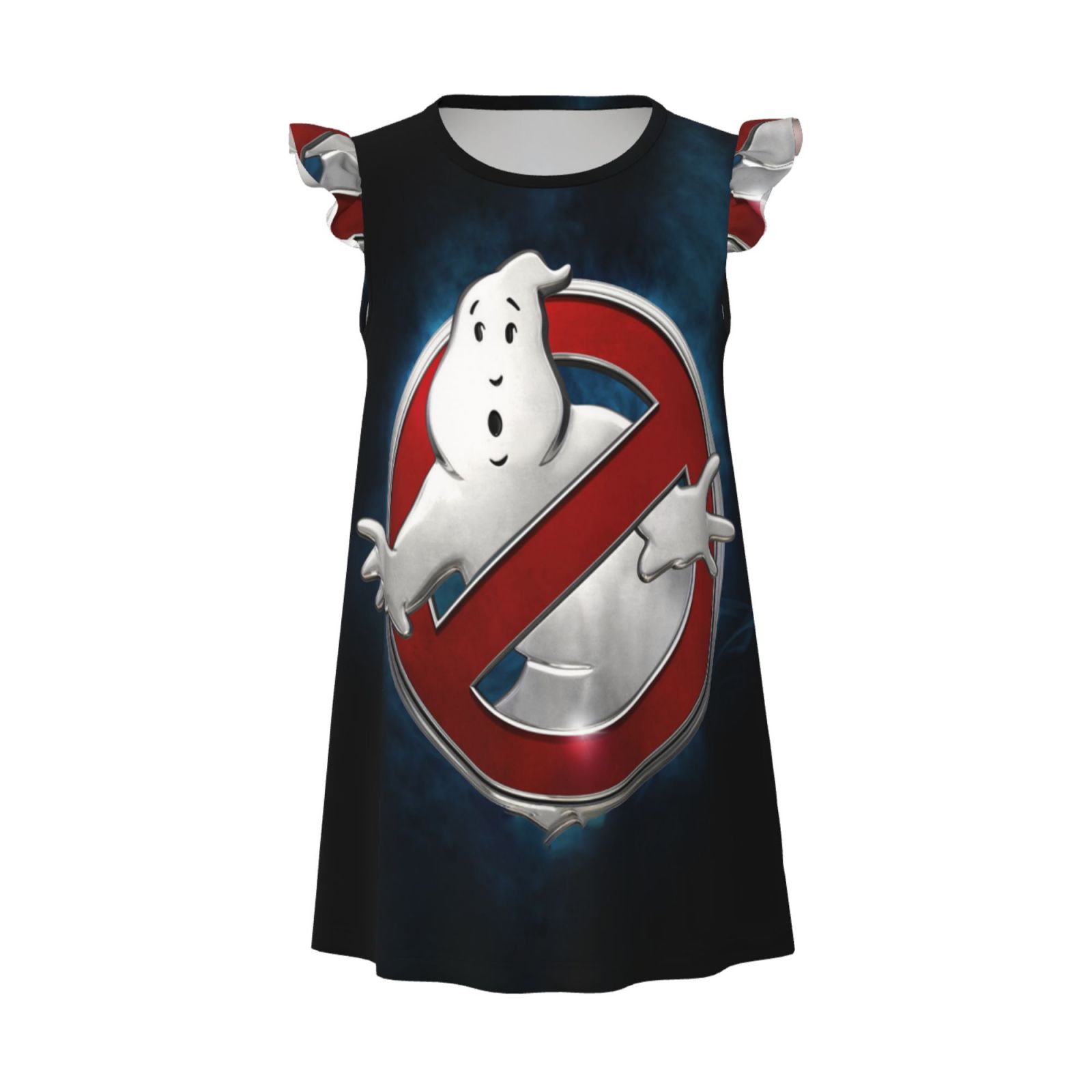 Girls Ghostbusters Nightgowns Princess Nightdress Cotton Sleepwear