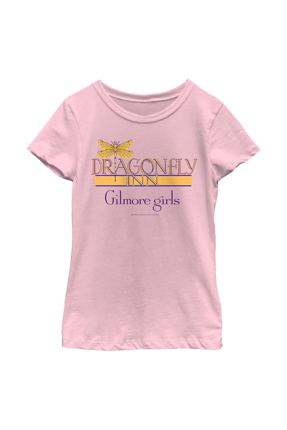 Girls Gilmore Girls Dragonfly Inn Logo T Shirt