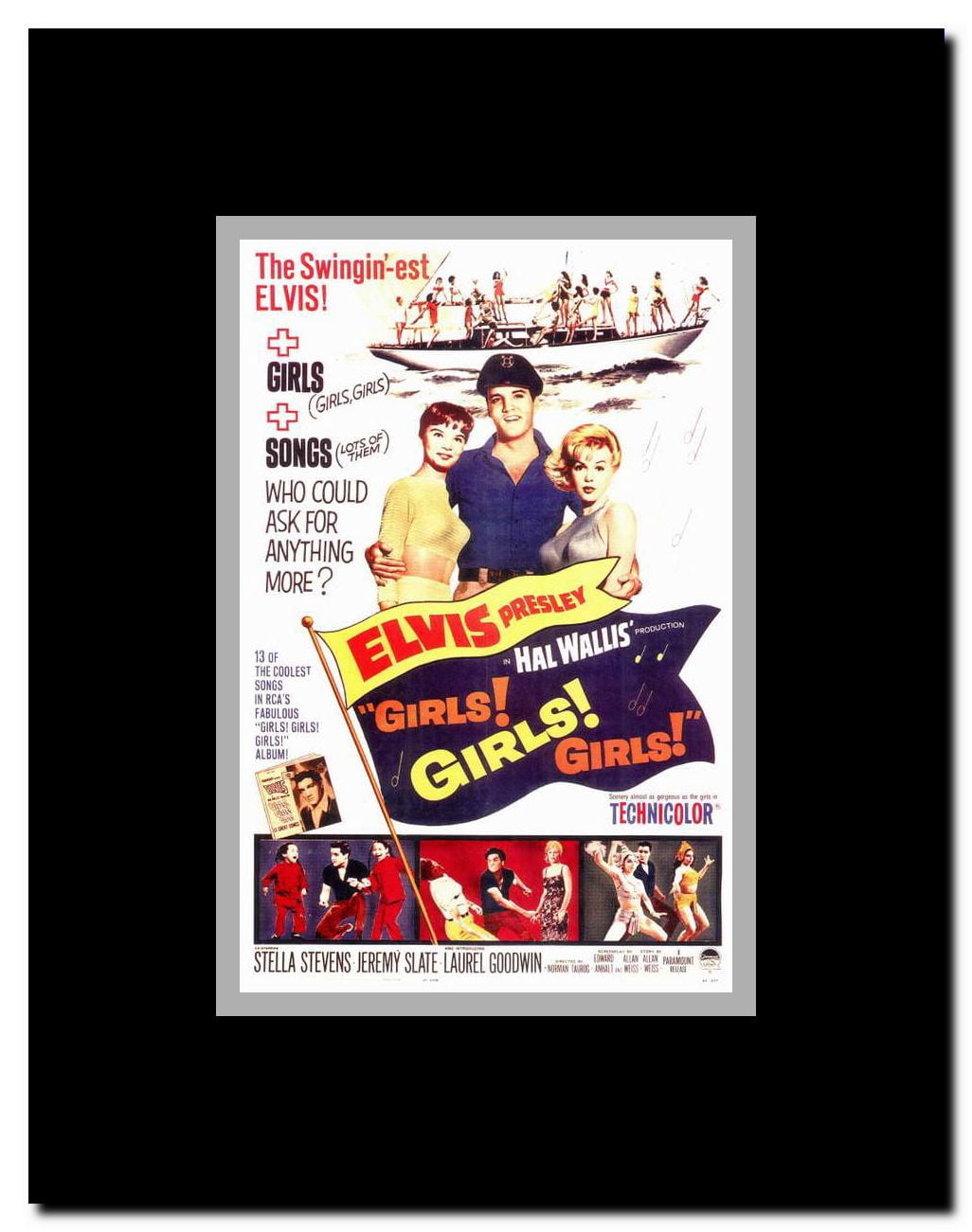 Girls! Girls! Girls! Framed Movie Poster