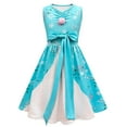 thumbnail image 1 of Girls Giselle Costume Dress Sleeveless Princess Cosplay Party Skirt, 1 of 7