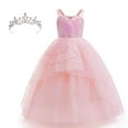thumbnail image 1 of Girls Pink Witch Costume with Accessories Halloween Birthday Cosplay Outfits, Size 9-10Y, 1 of 8