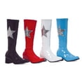 thumbnail image 1 of Girls Gogo Boots With Star - Red Footwear Small (sizes 11-12), 1 of 3