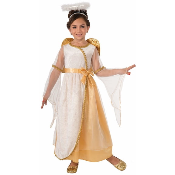 Girls Golden Angel Costume