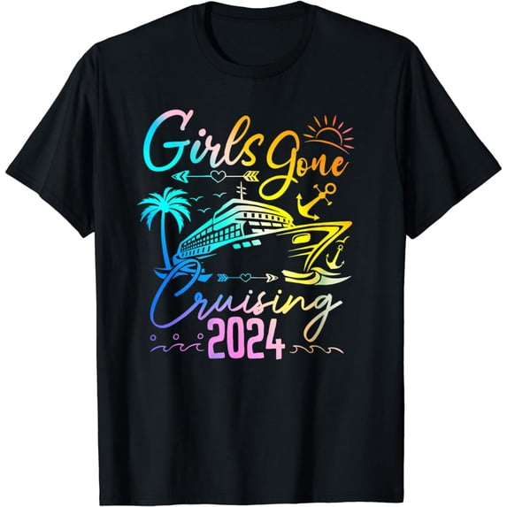 Girls Gone Cruising 2024 Matching Group T-Shirt