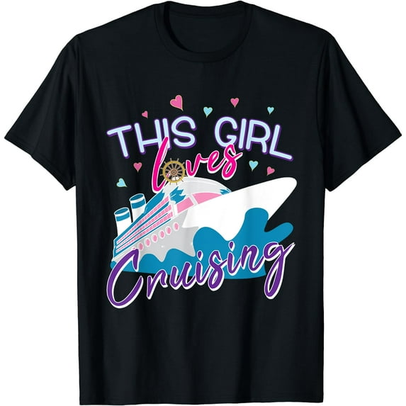 Girls Gone Cruising Cruise Ship Vacation T-Shirt