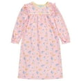 thumbnail image 1 of Girls Granny Gown Nightgown, Toddler to Big Kid, Cookies and Milk Design, Soft, Comfortable, Adorable Pajamas For Girls, 1 of 5