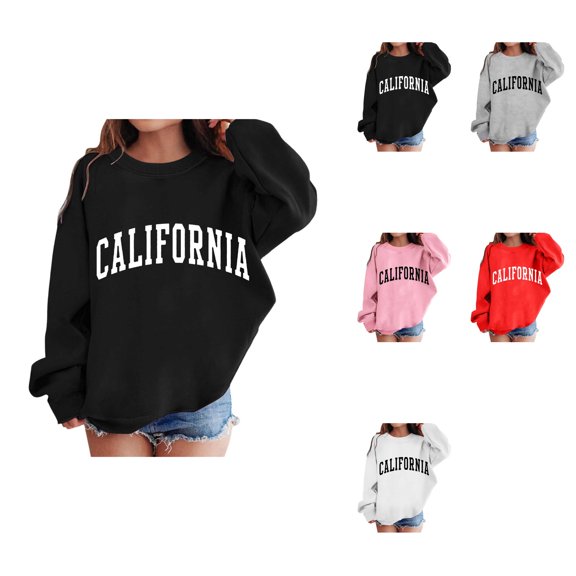 Girls Graphic Print Crewneck Sweatshirt, Cute Drop Shoulder Long Sleeve Pullover Top, Trendy Oversized Casual Loose Top with Letter Print, New York Inspired Design, 3-12T