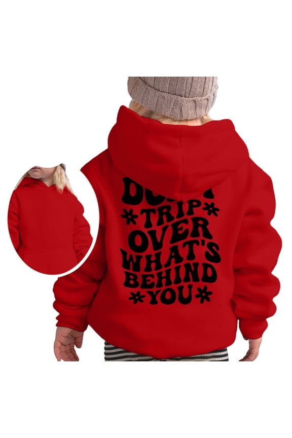 Girls Graphic Pullover Hoodie Soft Long Sleeve Sweatshirt Cute Casual Top Clothes For Kids Girls and Toddlers' Pullover Hoodie Sweatshirt