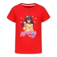 thumbnail image 1 of Girls Graphic Tee Short Sleeve T-Shirt Cartoon Aphmaus Girl Shirt Summer Clothes Crew Neck Tops Casual Cute Blouse, 1 of 2