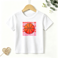 thumbnail image 1 of Girls Graphic Tees Basketball Sis Sports Kids T Shirt Cute Sister 100% Cotton Short Sleeve Soft Tops 4-13Y, 1 of 5