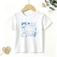 thumbnail image 1 of Girls Graphic Tees Blue Bow Teddy Bear Kids T Shirt Cute Style 100% Cotton Short Sleeve Soft Tops 4-13Y, 1 of 5