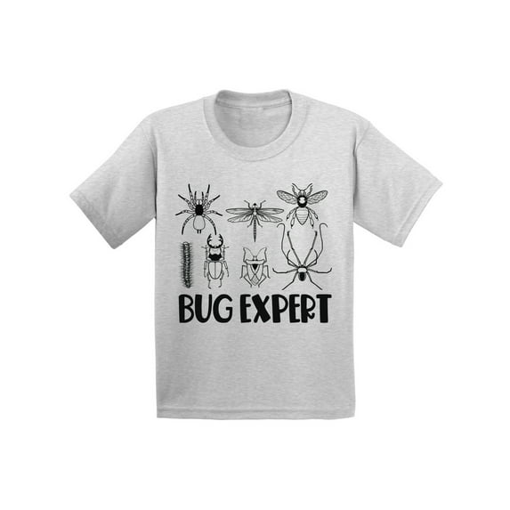 Girls Graphic Tees - Bug Expert Shirt 2 3 4 5 6 Years Old