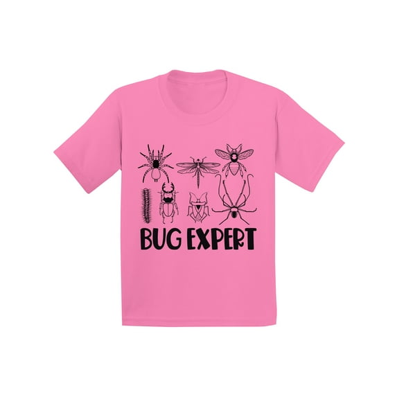 Girls Graphic Tees - Bug Expert T-Shirt for Youth