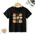 thumbnail image 1 of Girls Graphic Tees Cats Books Reading Kids T Shirt Cute Funny School 100% Cotton Short Sleeve Soft Tops 4-13Y, 1 of 5