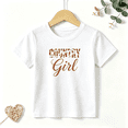 thumbnail image 1 of Girls Graphic Tees Country Girl Cow Print Kids T Shirt Western 100% Cotton Short Sleeve Soft Tops 4-13Y, 1 of 5