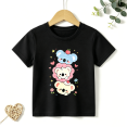 thumbnail image 1 of Girls Graphic Tees Cute Stacked Koalas Kids T Shirt Kawaii Bear 100% Cotton Short Sleeve Soft Tops 4-13Y, 1 of 5