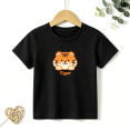 thumbnail image 1 of Girls Graphic Tees Cute Tiger Cub Kids T Shirt Sweet Animal 100% Cotton Short Sleeve Soft Tops 4-13Y, 1 of 5