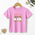 thumbnail image 1 of Girls Graphic Tees Fall Vibes Ducks Kids T Shirt Cute Autumn Casual 100% Cotton Short Sleeve Soft Tops 4-13Y, 1 of 5