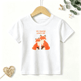 thumbnail image 1 of Girls Graphic Tees Fox My Mamie Loves Me Kids T Shirt Grandparents 100% Cotton Short Sleeve Soft Tops 4-13Y, 1 of 5