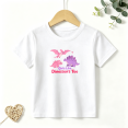 thumbnail image 1 of Girls Graphic Tees Girl Like Dinosaurs Too Kids T Shirt Cute Animals 100% Cotton Short Sleeve Soft Tops 4-13Y, 1 of 5