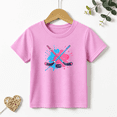 thumbnail image 1 of Girls Graphic Tees Ice Hockey Sticks Puck Kids T Shirt Sports Cool 100% Cotton Short Sleeve Soft Tops 4-13Y, 1 of 5