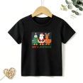 thumbnail image 1 of Girls Graphic Tees Jolly Goose Christmas Kids T Shirt Santa Cute 100% Cotton Short Sleeve Soft Tops 4-13Y, 1 of 5