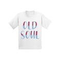 thumbnail image 1 of Girls Graphic Tees - Old Soul Funny Retro Shirt for Kids, 1 of 4