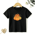 thumbnail image 1 of Girls Graphic Tees Plaid Pumpkin Bow Fall Kids T Shirt Thanksgiving 100% Cotton Short Sleeve Soft Tops 4-13Y, 1 of 5