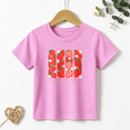 thumbnail image 1 of Girls Graphic Tees Strawberry Bible Verse Kids T Shirt Faith 100% Cotton Short Sleeve Soft Tops 4-13Y, 1 of 5