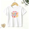 thumbnail image 1 of Girls Graphic Tees Third Grade Kids T Shirt Cute School 100% Cotton Short Sleeve Soft Tops 4-13Y, 1 of 5