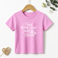 thumbnail image 1 of Girls Graphic Tees Trust In The Lord Kids T Shirt Christian Faith 100% Cotton Short Sleeve Soft Tops 4-13Y, 1 of 5