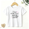 thumbnail image 1 of Girls Graphic Tees Trust In The Lord Kids T Shirt Christian Faith 100% Cotton Short Sleeve Soft Tops 4-13Y, 1 of 5