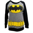 thumbnail image 1 of Girls Gray Batman Dark Knight Logo Super Hero Pullover Sweatshirt Sweat Shirt M, 1 of 3
