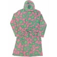 thumbnail image 1 of Girls Green & Pink Dinosaur Hoodie Bathrobe Plush Dino Robe House Coat LP, 1 of 1