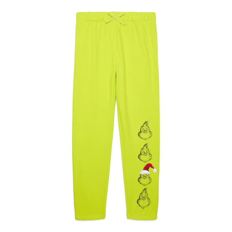 Dr. Seuss The Grinch Girls Fleece Jogger Sweatpants Sizes 4 16 Walmart