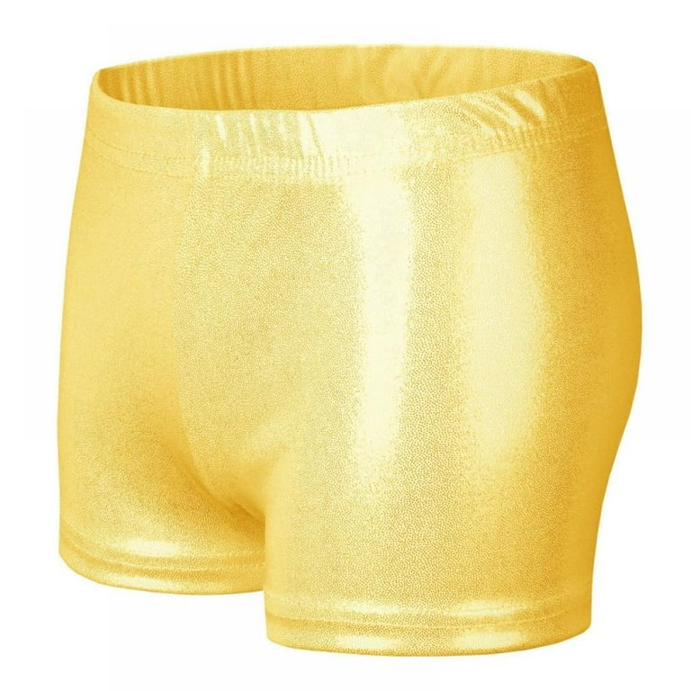 Metallic spandex shorts 2025