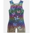 thumbnail image 1 of Girls Gymnastics Leotards Toddler Unitard Biketard Clothes Cute Kid Tumbling Dance Outfit 2-8T, 1 of 6