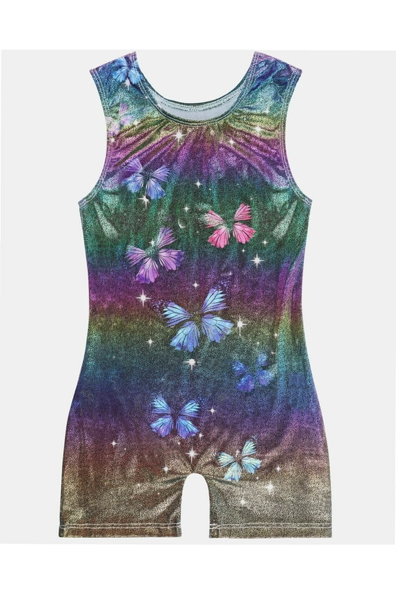 Girls Gymnastics Leotards Toddler Unitard Biketard Clothes Cute Kid Tumbling Dance Outfit 2-8T