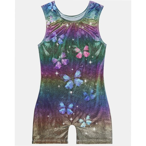 Girls Gymnastics Leotards Toddler Unitard Biketard Clothes Cute Kid Tumbling Dance Outfit 2-8T