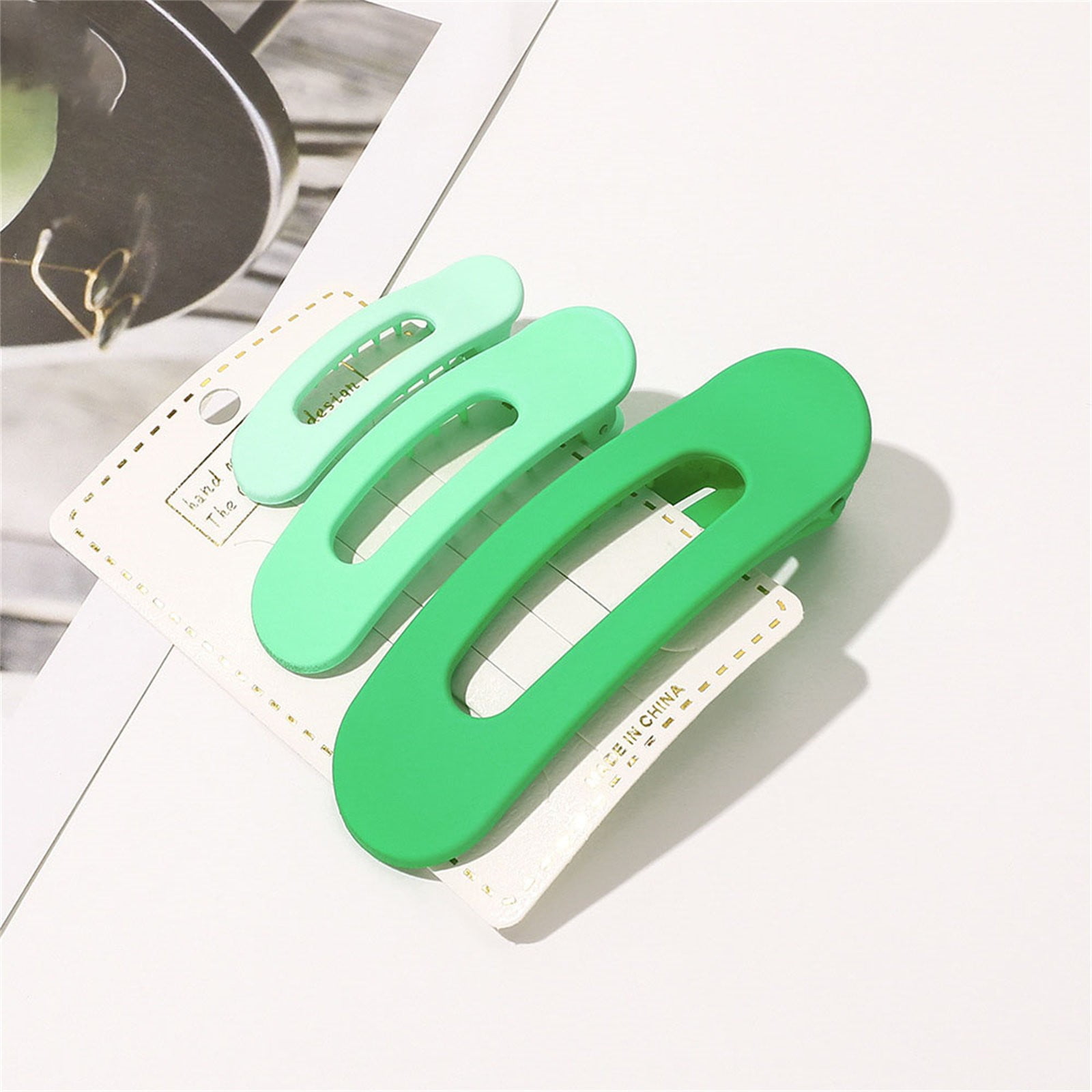 Girls Hair Barrettes Metal Large Hair Clips Barrettes for Fine Hair