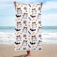 thumbnail image 1 of Girls Halloween Beach Towel, Halloween Aesthetic pumpkin ghost bat beach Towel, Summerween Birthday party Beach Towel, Hot Ghoul Summer Beach Towel Spooky Gothic Summerween Towel 29X58in, 1 of 6